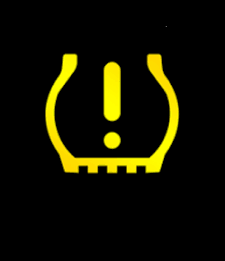 Image of Tire Pressure Monitoring System Icon (TPMS)